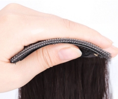 Tóc Kẹp Phím - Tóc Mái Phồng Bằng Tóc Thật 2 Kẹp Dài 20cm - 25cm | Wina