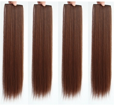 Tóc Kẹp Nối Tơ 3 Tép Chịu Nhiệt Thẳng Dài 40cm - 60cm