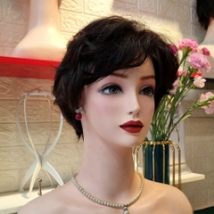 Tóc Giả Nữ Nguyên Đầu - Kiểu Tém Ngắn Uốn Dợn Siêu Da | Wina