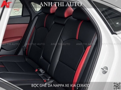 Bọc ghế da Nappa xe Kia Cerato