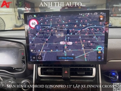 Màn hình android EononPro 13 inch giữ nguyên camera 360 zin xe Innova Cross