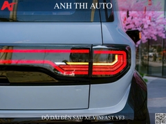 Độ đèn xe trước sau và mặt calang thể thao cho VinFast VF3