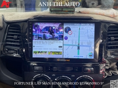 Toyota Fortuner nâng cấp màn hình Android EononPro, bọc ghế da Nappa cao cấp