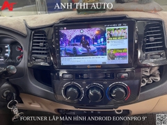 Toyota Fortuner nâng cấp màn hình Android EononPro, bọc ghế da Nappa cao cấp
