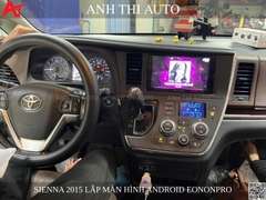 Toyota Sienna 2015 Lắp Màn Hình Android EononPro 9 Inch