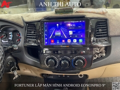 Toyota Fortuner nâng cấp màn hình Android EononPro, bọc ghế da Nappa cao cấp