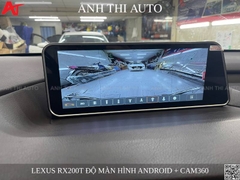 Lexus RX200T 2016 nâng cấp màn hình Android + Camera 360