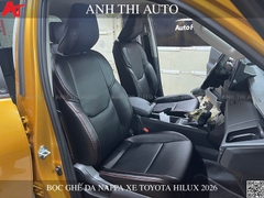 Bọc Ghế Da Nappa Toyota Hilux 2026