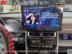 Màn hình android EononPro 13 inch giữ nguyên camera 360 zin xe Innova Cross