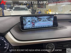 Lexus RX200T 2016 nâng cấp màn hình Android + Camera 360