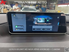 Lexus RX200T 2016 nâng cấp màn hình Android + Camera 360