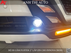 Độ bi gầm 3 nhiệt màu Fujitek lắp zin cho Toyota Innova Cross
