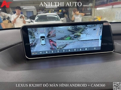 Lexus RX200T 2016 nâng cấp màn hình Android + Camera 360
