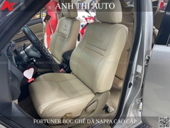 Toyota Fortuner nâng cấp màn hình Android EononPro, bọc ghế da Nappa cao cấp