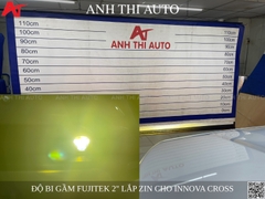 Độ bi gầm 3 nhiệt màu Fujitek lắp zin cho Toyota Innova Cross