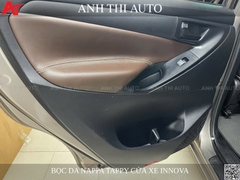 Bọc ghế da Nappa và tappy cửa xe Toyota Innova
