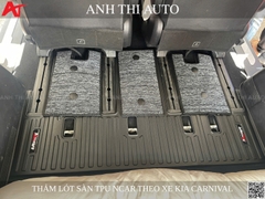 Thảm lót sàn nhựa đúc tràn viền theo xe Kia Carnival