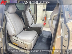 Bọc ghế da Nappa Vario cao cấp cho Toyota Sienna 2011