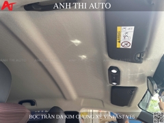 Bọc trần da vân kim cương VinFast VF6 – Nâng cấp nội thất sang trọng, sạch đẹp