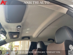 Bọc trần da vân kim cương VinFast VF6 – Nâng cấp nội thất sang trọng, sạch đẹp