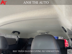 Bọc trần da vân kim cương VinFast VF6 – Nâng cấp nội thất sang trọng, sạch đẹp