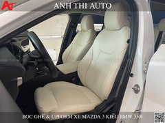 Bọc Ghế Da Nappa & Up Form Ghế Kiểu BMW Cho Mazda 3