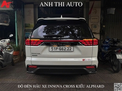 Đèn Lái Sau Theo Xe Toyota Innova Cross kiểu Alphard