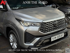 Ốp Cản Trước Sau Theo Xe Toyota Innova Cross