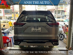 Ốp Cản Trước Sau Theo Xe Toyota Innova Cross