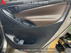 Bọc ghế da Nappa và tappy cửa xe Toyota Innova