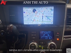 Toyota Sienna 2015 Lắp Màn Hình Android EononPro 9 Inch