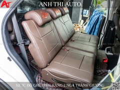 ĐỘ GHẾ ĐIỆN HÀNG 2 TOYOTA FORTUNER NGẢ THÀNH GIƯỜNG