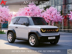 Độ đèn xe trước sau và mặt calang thể thao cho VinFast VF3