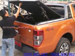 Nắp thùng điện Carryboy GMX-R xe Ford Ranger Wildtrak 2019