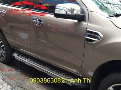 ỐP INOX BỆ BƯỚC THEO XE FORD EVEREST 2019