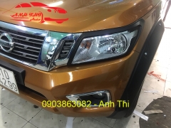 ỐP VIỀN ĐÈN TRƯỚC THEO XE NISSAN NAVARA 2018+ THÁI