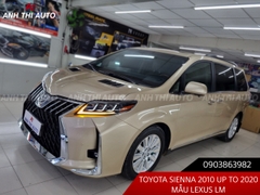 Body kit Toyota Sienna 2010 Up To 2020 Mẫu Lexus LM