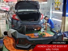 BỘ BODY KIT CHO HONDA CIVIC 2019 | KIỂU TYPER