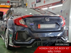 BỘ BODY KIT CHO HONDA CIVIC 2019 | KIỂU TYPER