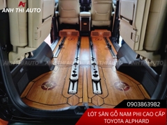 Lót Sàn Gỗ Nam Phi Nhập Khẩu Xe Toyota Alphard Mẫu 2