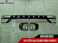 Lắp Tay Cốp Sau Có Đèn Cho Xe Ford Everest