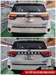 Lắp Tay Cốp Sau Có Đèn Cho Xe Ford Everest