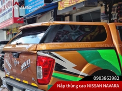 NẮP THÙNG CAO KHÔNG ĐÈN THEO XE NISSAN NAVARA