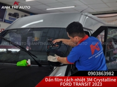 Dán Film Cách Nhiệt 3M Crystalline Chính Hãng xe 16 chỗ