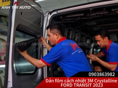 Dán Film Cách Nhiệt 3M Crystalline Chính Hãng xe 16 chỗ