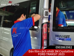 Dán Film Cách Nhiệt 3M Crystalline Chính Hãng xe 16 chỗ