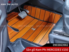 Lót Sàn Gỗ Nam Phi Nhập Khẩu Xe MERCEDES V250