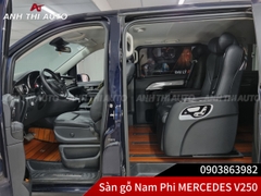 Lót Sàn Gỗ Nam Phi Nhập Khẩu Xe MERCEDES V250