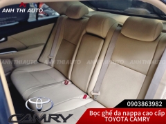 BỌC GHẾ DA CHO XE TOYOTA CAMRY 2010 | MÀU KEM