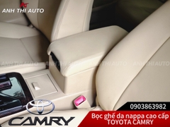 BỌC GHẾ DA CHO XE TOYOTA CAMRY 2010 | MÀU KEM